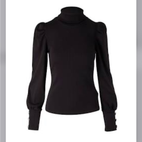 Veronica Beard Black Turtleneck Sweater - Picture 2 of 7